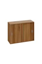 SPD 21/100 skříň s posuvnými dveřmi, 750x100x400, ořech světlý